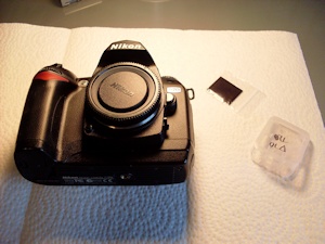 Nikon D70 ready for infrared conversion